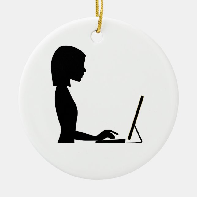 Silhouette Keramikornament (Vorne)