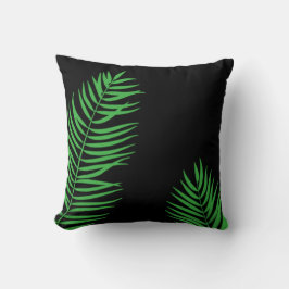 Silhouette-Kissen mit grüner Palme Kissen