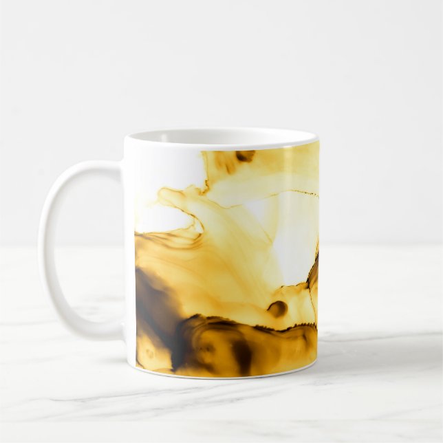 Silhouette Kokospalmenbaum Außenbereich Kaffeetasse (Links)