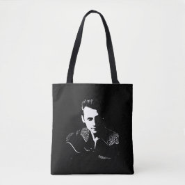 Silhouette mit Autogramm Tasche