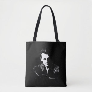 Silhouette mit Autogramm Tasche