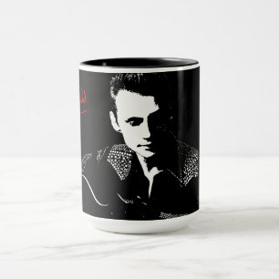 Silhouette mit Autogramm Tasse