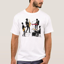 Silhouette Music Band T-Shirt