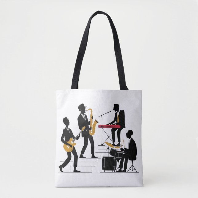 Silhouette Music Band Tasche (Vorderseite)