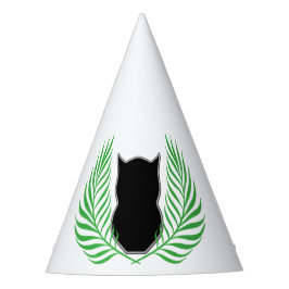 Silhouette Owl und Ferns Partyhütchen