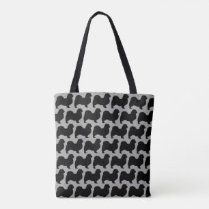 Silhouette Pattern Tasche