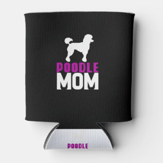 Silhouette Poodle Mama Rosa Design Dosenkühler