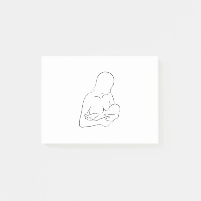 Silhouette Post-it Klebezettel (Vorderseite)