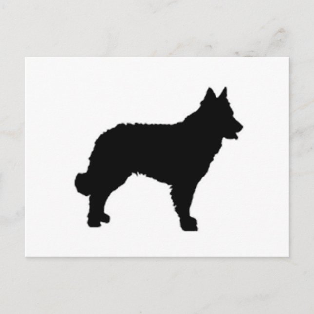 Silhouette Postkarte (Vorderseite)