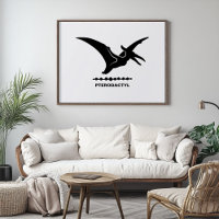 Silhouette Pterodactyl Dinosaur