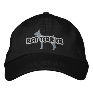 Silhouette Rat Terrier Casquette brodé