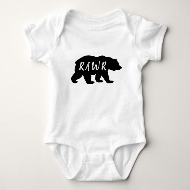 Silhouette Rawl Baby Strampler (Vorderseite)