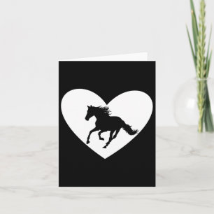 Silhouette Reiten Karte