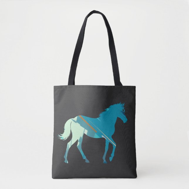 Silhouette Reiten Tasche (Vorderseite)