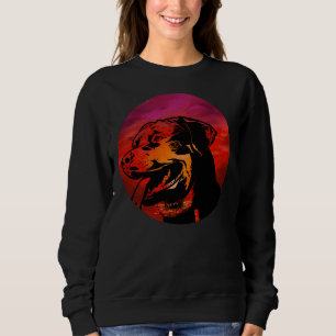 Silhouette Rottweiler Sweatshirt