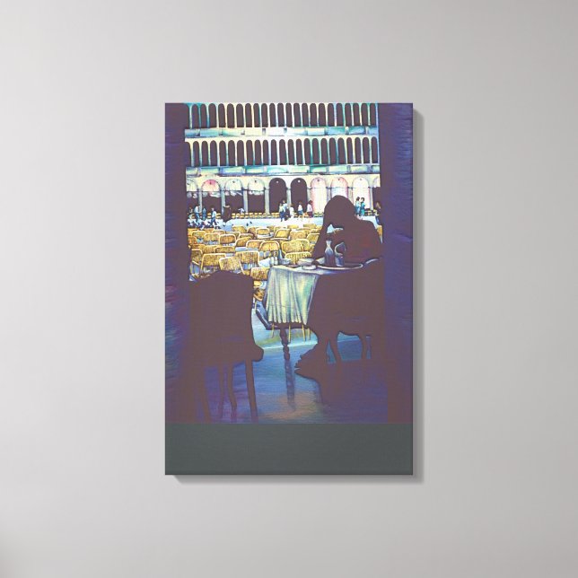 Silhouette San Marco, Venedig Leinwanddruck (Vorderseite)