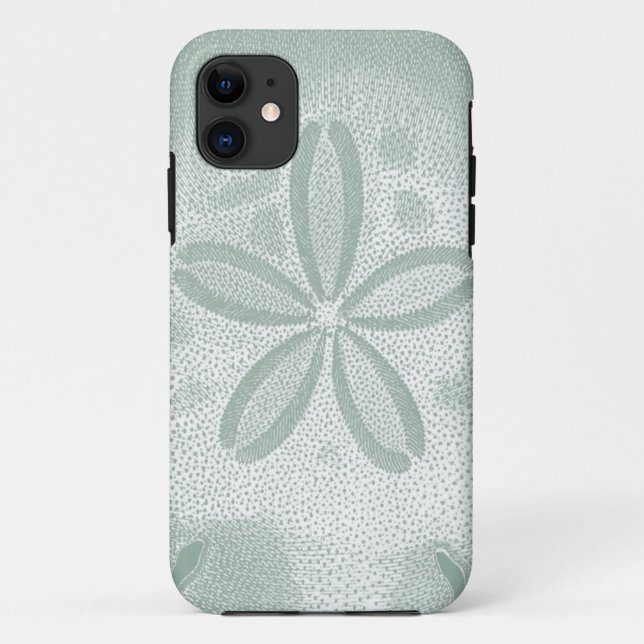 Silhouette-Sand-Dollar Case-Mate iPhone Hülle (Rückseite)