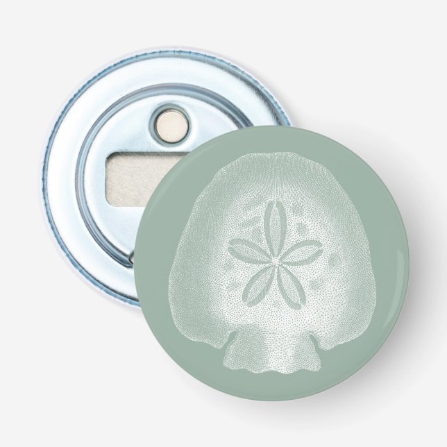 Silhouette Sand Dollar Flaschenöffner (Vorderseite)