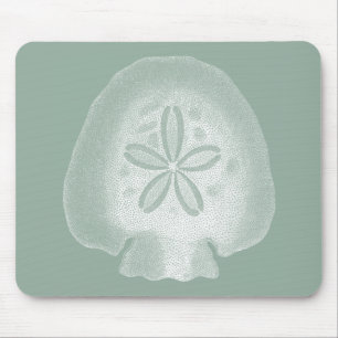 Silhouette Sand Dollar Mousepad
