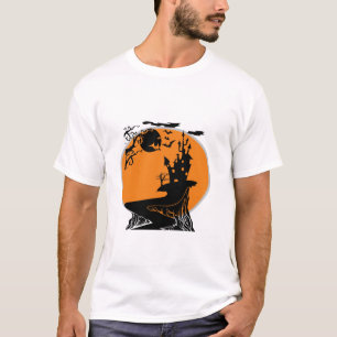 Silhouette Spuk im Haus T-Shirt