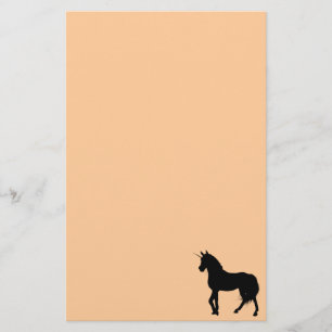 Silhouette-Stationerie Unicorn Briefpapier