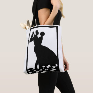 Silhouette Tanzcing in the dark Tasche