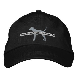 Silhouette Treeing Walker Coonhound Stickmütze Bestickte Kappe