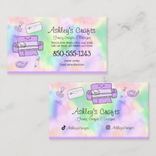 Silhouette Vinyl Rainbow Cricut Wasserfarbe Visitenkarte