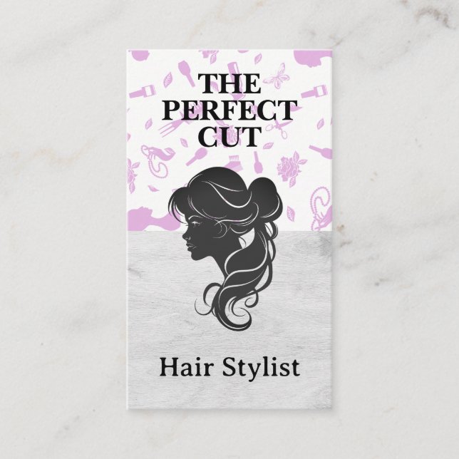 Silhouette Visitenkarte (Vorderseite)