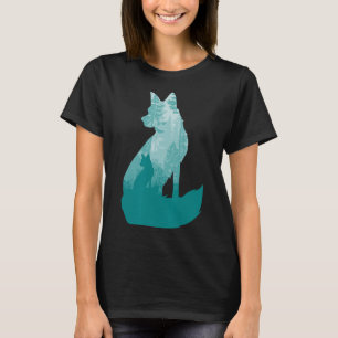 Silhouette von Focken bei der Waldtierjagd T-Shirt