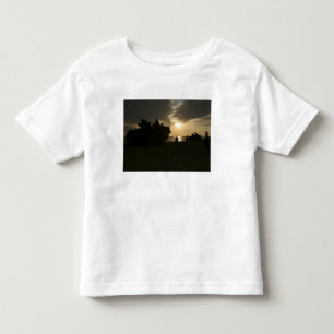 Silhouette von Marinen Kleinkind T-shirt