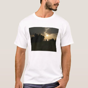 Silhouette von Marinen T-Shirt