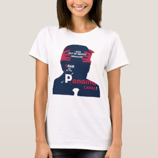 Silhouette von Präsident Trump mit der Außenpoliti T-Shirt
