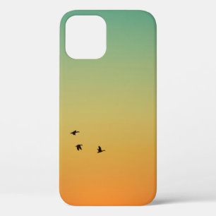 SILHOUETTE VON VÖGELN WÄHREND DES SONNENS Case-Mate iPhone HÜLLE