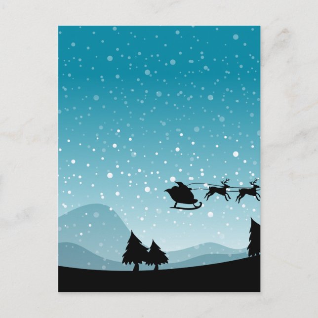 Silhouette Weihnachten (Vorderseite)