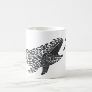 Silhouette Whale Kaffeetasse
