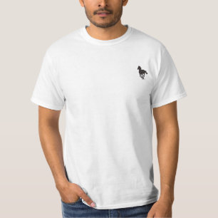 Silhouette zu Pferden T-Shirt