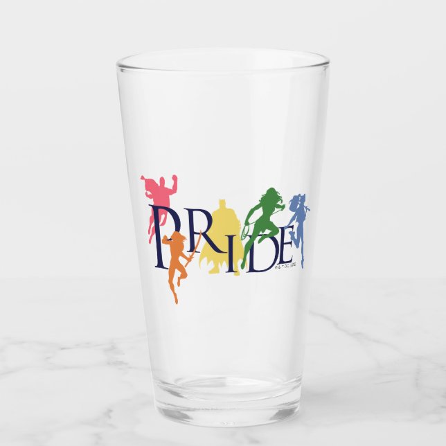 Silhouetten der Gerechtigkeitsliga Glas (Vorderseite)