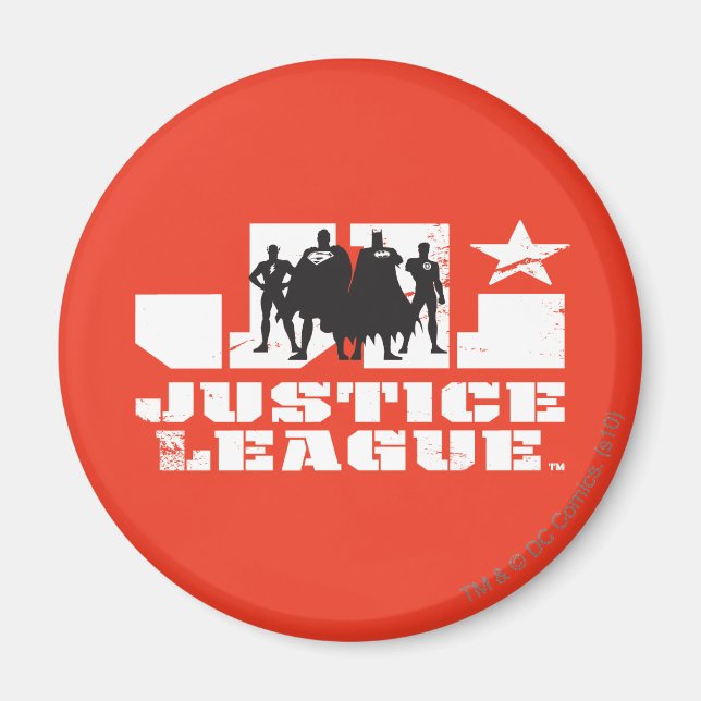 Silhouetten der Gerechtigkeitsliga Magnet (Vorne)