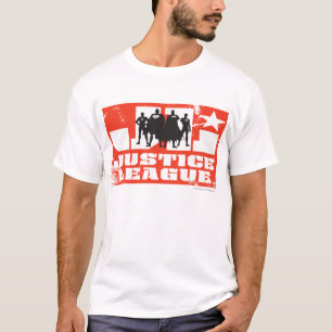 Silhouetten der Gerechtigkeitsliga T-Shirt
