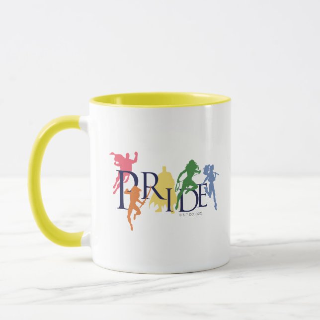 Silhouetten der Gerechtigkeitsliga Tasse (Links)