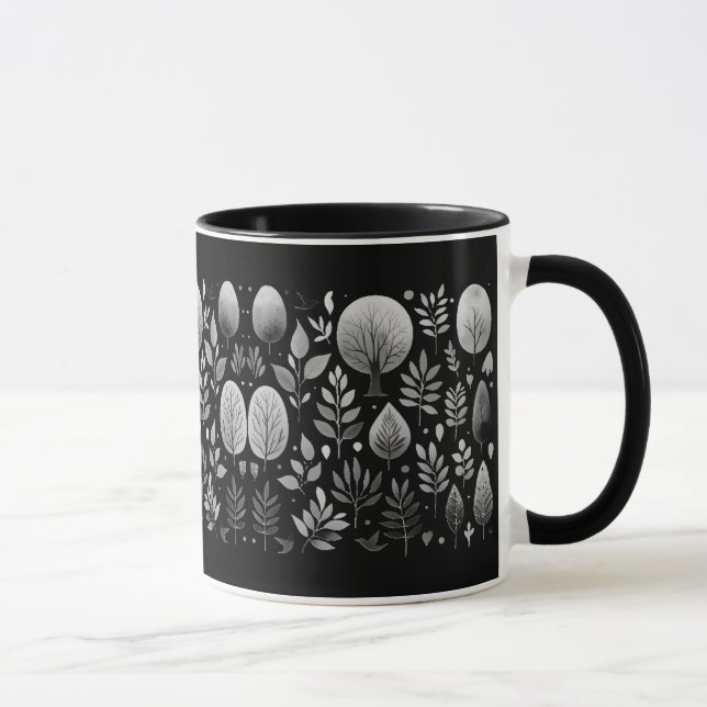 Silhouetten der Natur: Nacht Tasse (Rechts)