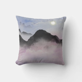 Silhouetten der Pastel | Minimalistische Natur Kissen