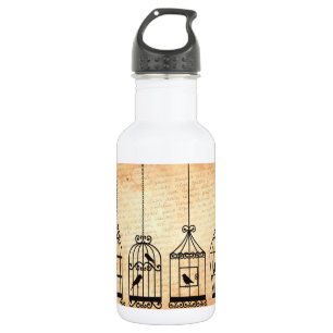 Silhouetten Edelstahlflasche