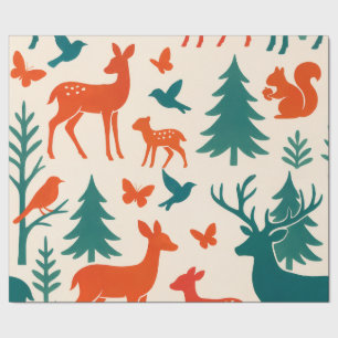 Silhouetten Geschenkpapier