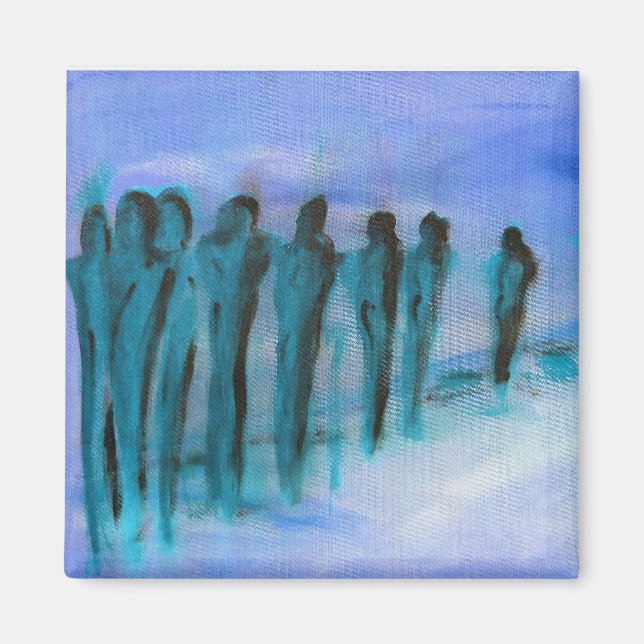 Silhouetten Magnet (Vorne)