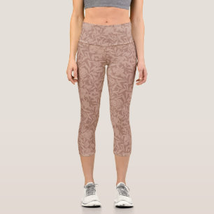 Silhouetten mocha mousus monochrome braun capri leggings