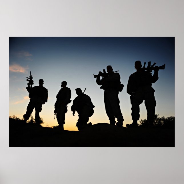 Silhouetten Poster (Vorne)