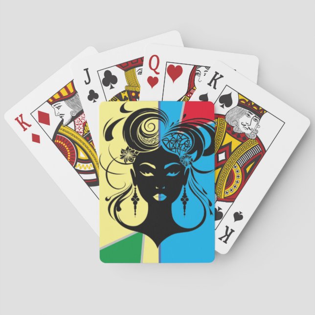 SILHOUETTEN SPIELKARTEN (Rückseite)