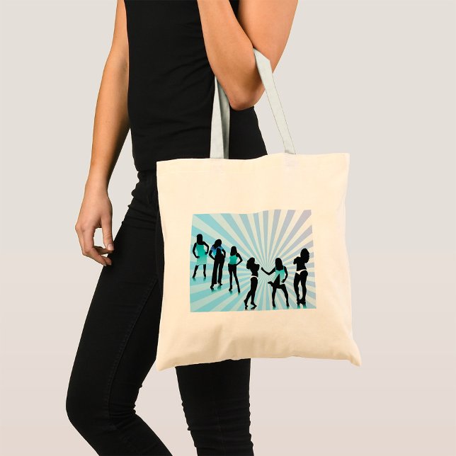 Silhouetten Totbeutel Tragetasche (Von Creator hochgeladen)